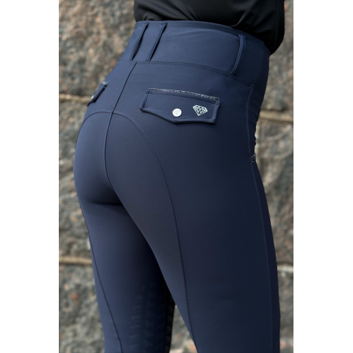 HYBRID Ridbyxor "super fit" NAVY