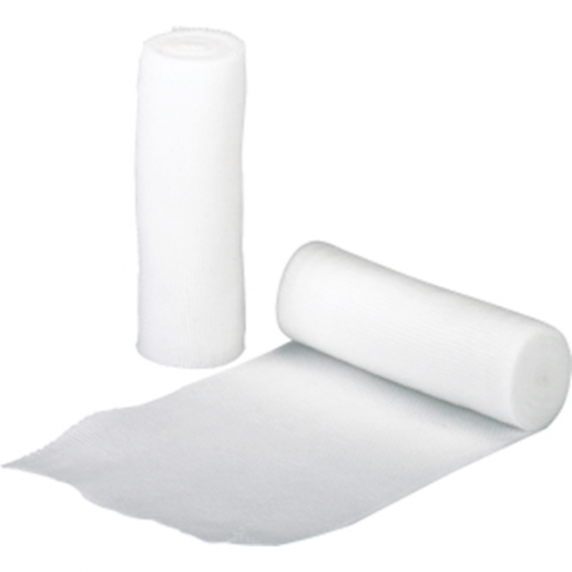 Gasbinda 10cm x 10m oelastisk 5st. Gasbinda 10cm x 10m oelastisk 5st.
