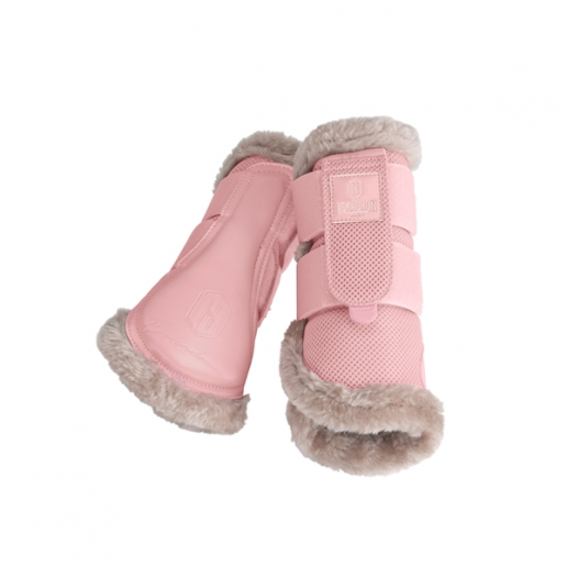 Eskadron Tendon boots Fauxfur rosa