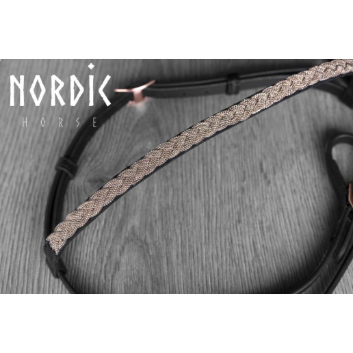 Huvudlag flätad metall, Rosegold