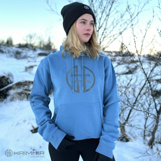 Hrimnir Hoodie, Blå Hrimnir Hoodie, Blå