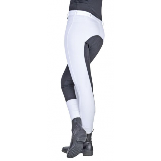 Tävlingsridbyxor, Vit/Svart