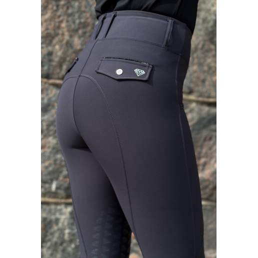 HYBRID Ridbyxor "super fit" GRÅ