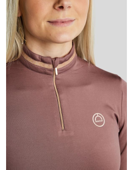 MoGlenda termopikétröja med roséguldfärgat Caviar-band, Rosa