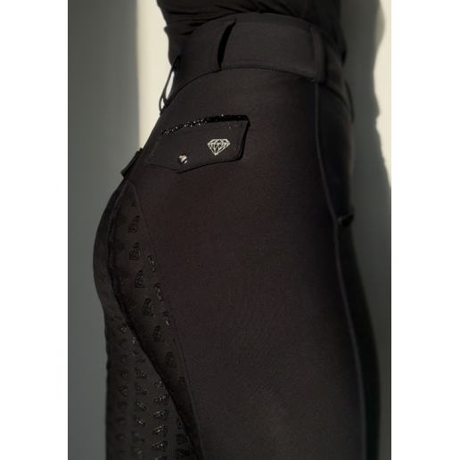 Ridbyxor "second skin" SVART