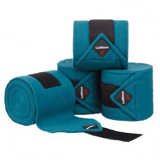 Lemieux Luxury polo bandages peacock
