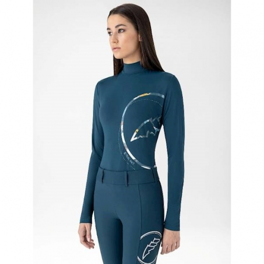 Equiline Eblec långärmad topp legion blue Equiline Eblec långärmad topp legion blue