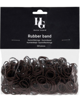 HorseGuard Gummiband, 500 st. Brun