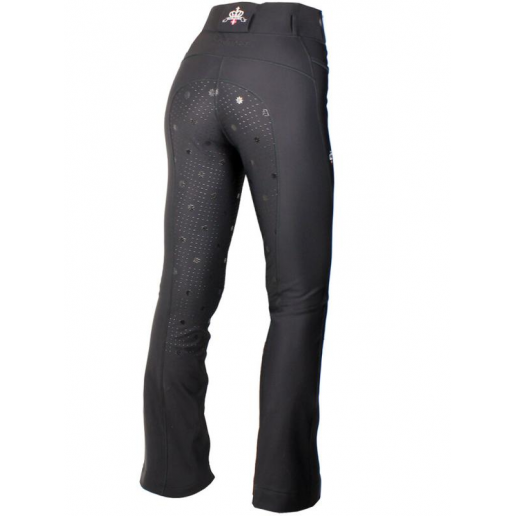 Thermoridbyxor Jodhpur Equestrian Bell ICE, svart