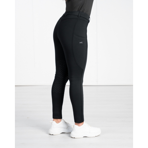 Fagers North Vinterridbyxor, Svart halvskodd