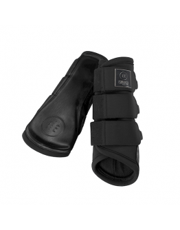 Eskadron Essence Softshell mesh benskydd svart