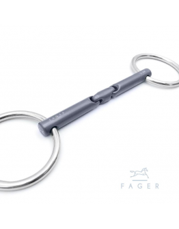 Fagers MADELEINE - Fagers Bridoon Double Jointed Titanium bit