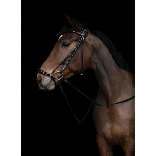 Utzon träns remont svart/silver lack