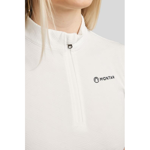 MoCilia REFINED jacquardtröja, Vit