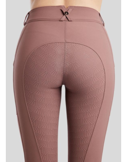 Megan helskodda ridbyxor med mobilfickor, Dusty rose