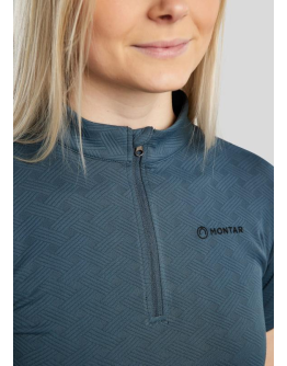 MoCilia REFINED jacquardtröja, Blå