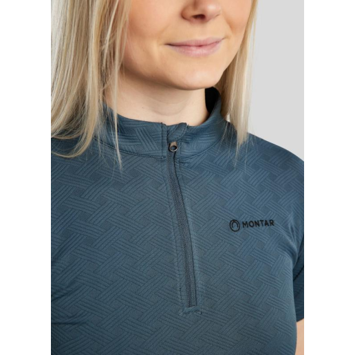 MoCilia REFINED jacquardtröja, Blå