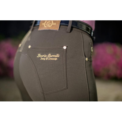 Ridbyxa Lauria Garelli, siliconskodda - Brun