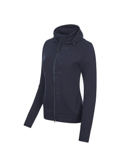 Lemieux Elite Zip Through Hoodie Navy