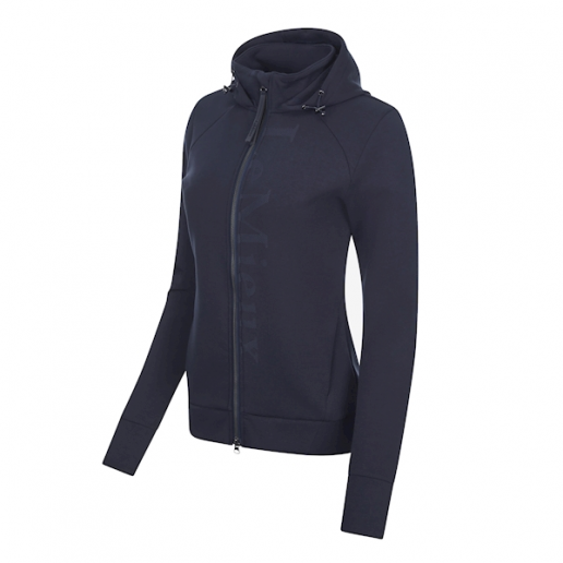 Lemieux Elite Zip Through Hoodie Navy