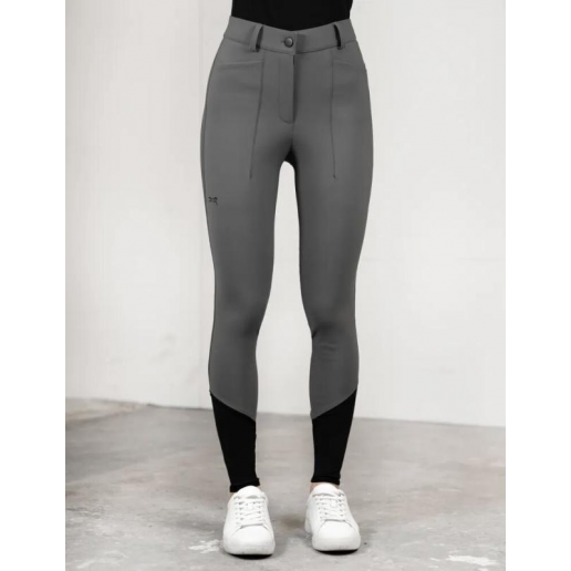 Fagers Freya Ridbyxor, Mörkgrå halvskodd