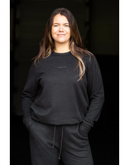 BJÖRT Unisex Sweatshirt, Svart