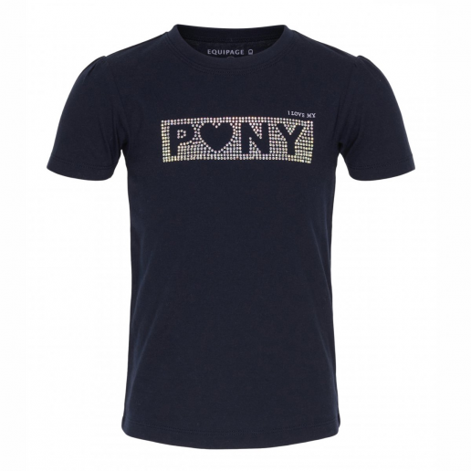 Equipage Happy T-Shirt Kids Navy