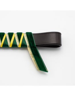 Everyday Browband -Green & Gold