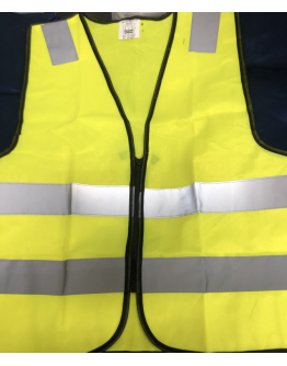 Reflexväst med dragkedja (XL)