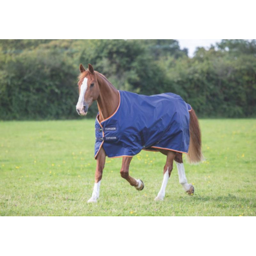 Shires Typhoon Regntäcke 100 gram, Marin
