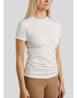 MoWendy T-shirt med laserskuren logotyp