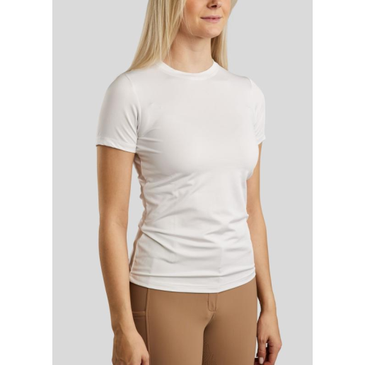 MoWendy T-shirt med laserskuren logotyp